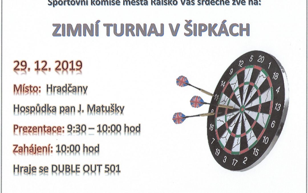 Zimní turnaj v šipkách