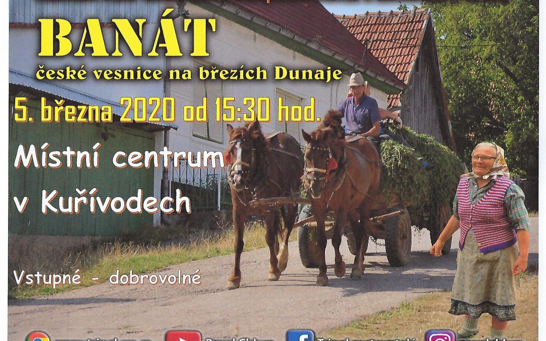 Pozvánka na cestopisnou besedu BANÁT